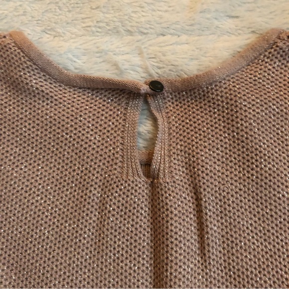 SimplyVera Vera Wang Blush Sparkle Tunic Sweater - Picture 6 of 6